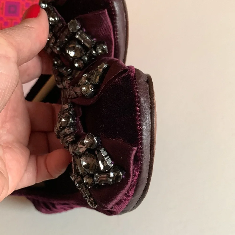 Tory Burch velvet flats